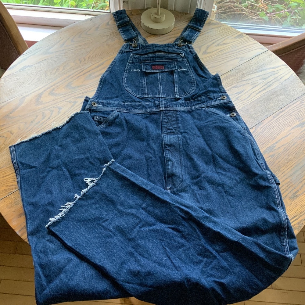 FIVE BROTHERS 100% cotton overalls/38/non smoker/super condition/cut to 28 3/4